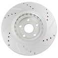 thumbnail image 3 of Geelife Brake Rotor Drilled & Slotted G-Coated Front Kit, 3 of 9