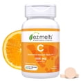 thumbnail image 3 of (2 pack) EZ Melts Vitamin C - Daily Vitamin for Antioxidant & Immune Support - No Artificial Flavors - Non-GMO & Sugar-Free - Orange Citrus - 60 Dissolvable Tablets (30 Servings), 3 of 11