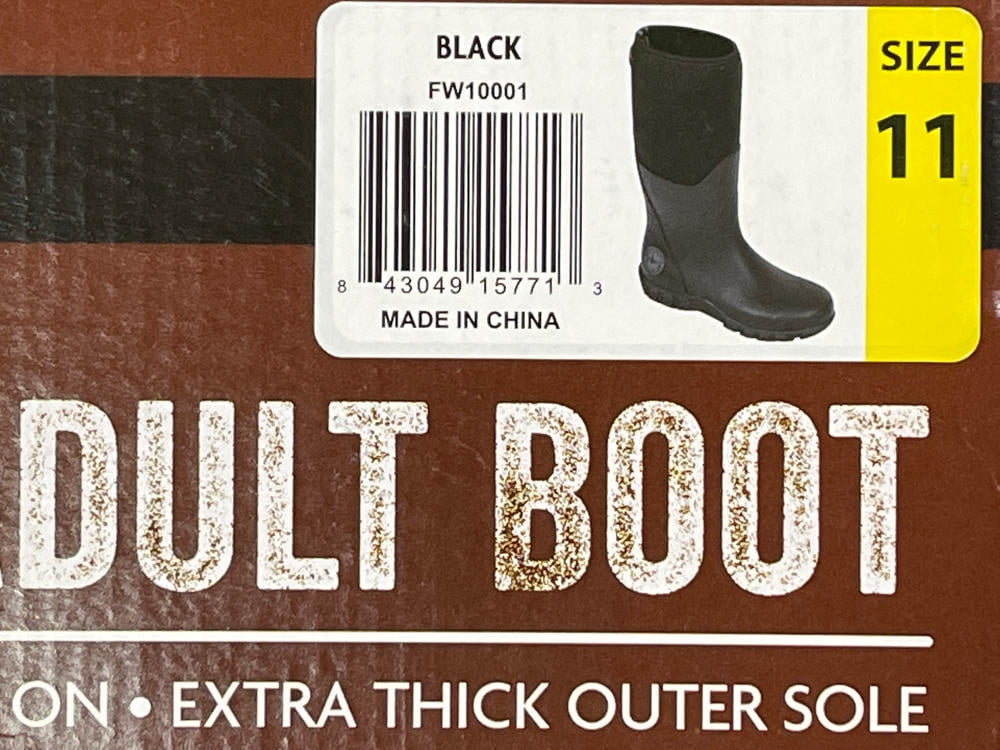 Habit All Weather Adult Boot - Black 