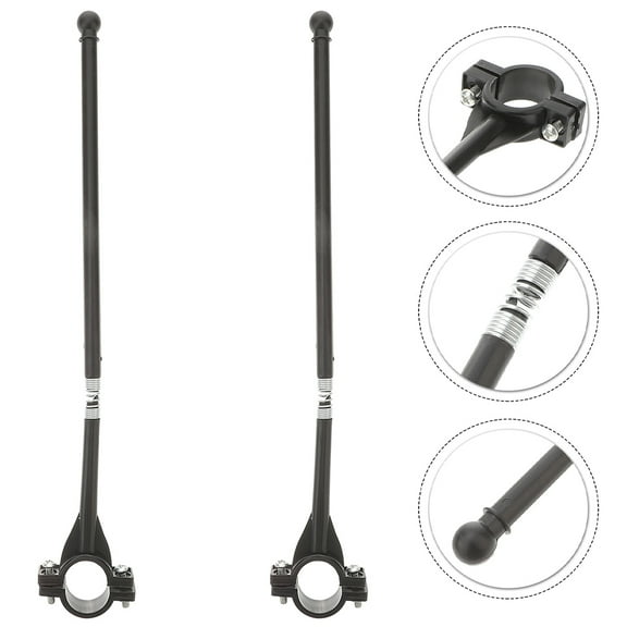 KONTONTY 6 Pcs Flagpole Mount Outdoor Flag Pole Holder for Motorcycle Luggage Racks Safety Flag Pole Stand