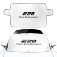 thumbnail image 1 of Exquisita cubierta para parasol de parabrisas delantero de coche para BMW E46 E90 E91 E92 E93 E60 E61 E62 E70 E87 E39 E28 E30 E34 E36 E53, accesorios exteriores, 1 of 4