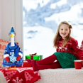 thumbnail image 5 of 17 Inch Christmas Porch Goose Costume, Fuzzy Goose Outfit with Shawl & Bow Headband, Holiday Clothes for Lawn Goose Statue, Front Porch, Yard & Patio Decor, 5 of 6