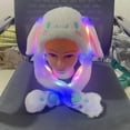 thumbnail image 1 of Gorro de peluche Sanrio Cinnamoroll My Melody de Hello Kitty, gorro de aire luminoso de Anime Kuromi, gorro de Airbag luminoso, juguete de peluche cálido y fresco a la moda, 2023, 1 of 4