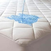 Niagara Sleep Solution 100% Cotton Quilted Waterproof Mattress Protector Twin Bed Size 39x75" 12Inches Deep Pocket Breathable Absorbent Mattress Pad Cover Non Noisy
