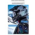 thumbnail image 5 of Waterproof and Noise Reduction 4K HD Motorcycle Intercom Helmet Bluetooth Headset Dash Cam B, 5 of 5