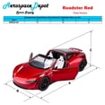 thumbnail image 3 of Auto a escala Roadster Red 1:24 VentDepot con luz y sonido rojo, 3 of 4