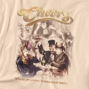 Cheers Men's Here Here T-shirt XX-Large Cream