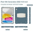 thumbnail image 2 of Dteck Case for ipad 10th Generation 10.9 inch 2022, Heavy Duty Shockproof Rugged Protective Cover with Built-in Stand for 10.9" iPad 10th Gen,Cornflower Blue, 2 of 7