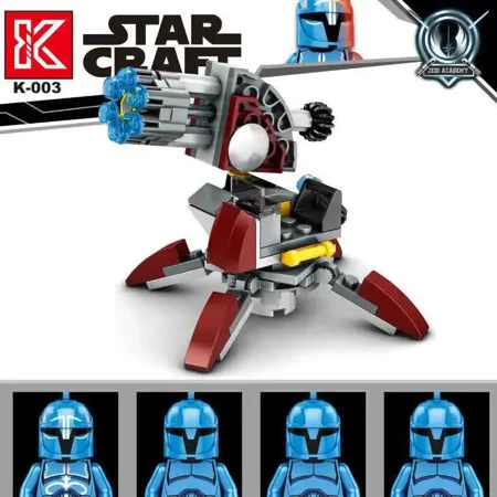 Fighter X Model Assembled Building Blocks Action Figure Mandalorian Troops Cartoon Bricks Toys Children Kids Gifts