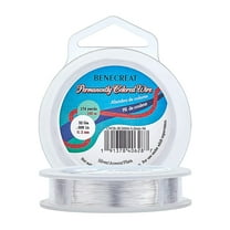 32-Gauge 174 Yards Resistant Silver Wire Thin Copper Jewelry Wire for Beading Craft Silver