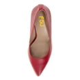 thumbnail image 4 of FSJ Women Classic High Heel Pointed Toe Pumps Fashion Stiletto Heel Slip On Ladies Office Dress Shoes Size 11 Red, 4 of 4