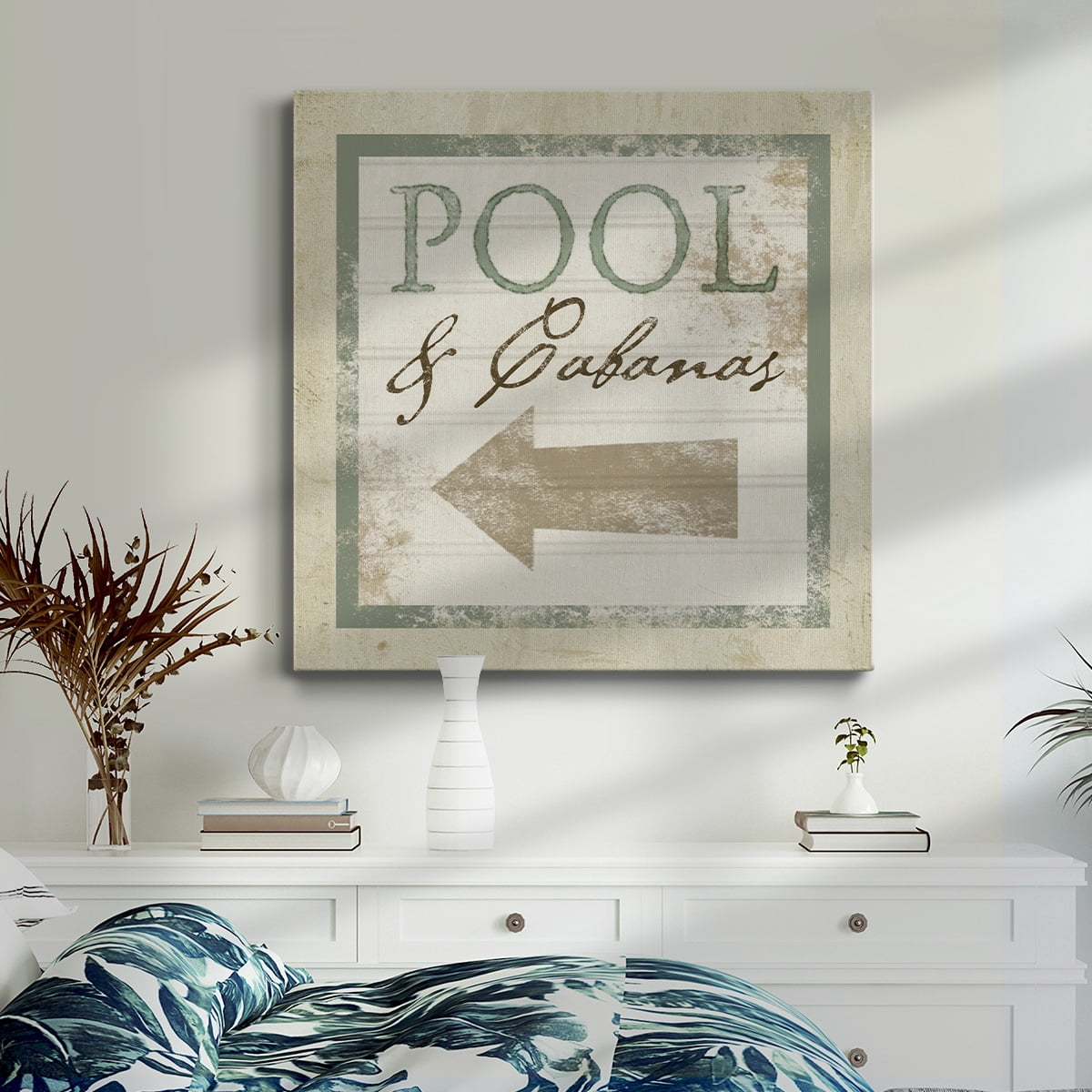 Wexford Home Beach Sign X-Premium Gallery Wrapped Canvas, 32" x 32" - Ready to Hang