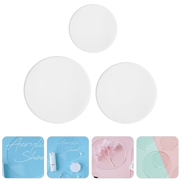 OULII 3 Pcs Transparent Photo Prop Board for Women in Photography Background