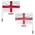 thumbnail image 2 of England National Fan Flag with 63in Extendable Pole - 39.4x59.1in Large St. George's Cross Banner for Sports Events & Celebrations, 2 of 6