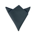 thumbnail image 1 of INSPIRE CHIC Men's Cotton Handkerchiefs Solid Color Pocket Square for Men Navy Blue One Size, 1 of 4
