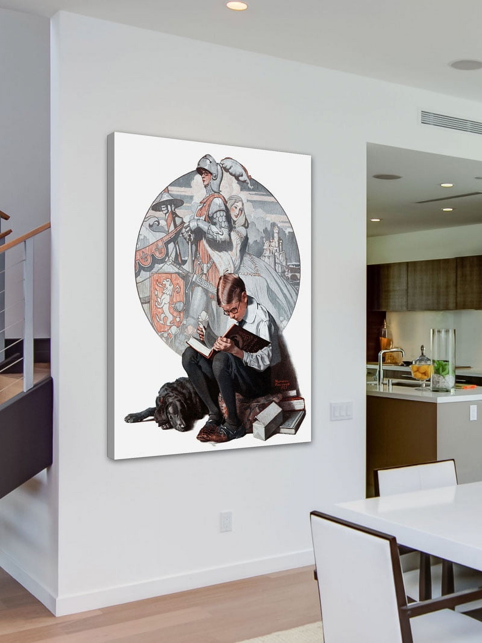 Marmont Hill "Age of Romance" by Norman Rockwell Painting Print on Canvas