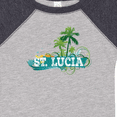 thumbnail image 4 of Inktastic St Lucia Vacation Cruise Trip Boys or Girls Baby Bodysuit, 4 of 5