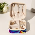 thumbnail image 6 of Frog Travel Portable Square Jewelry Box Earring Necklace Bracelet Holder Display Case Organizer Box, Decorative Jewelry Stand Storage Box, 6 of 6