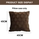 thumbnail image 2 of Dinheiro Juego de 2 Piezas de Funda de Almohada de 18X18" con Funda de Almohada Bohemia Decorativa de Color Sólido, Funda de Cojín, Felpa Suave, 2 of 5