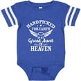 thumbnail image 3 of Inktastic Handpicked for Earth by My Great Aunt in Heaven Boys or Girls Baby Bodysuit, 3 of 5