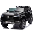 thumbnail image 3 of Ambifirner 24V 2 Seater Ride On Car , 2x80W Powerful Motors, Max 3.73 Mph, Parent Remote, All-Terrain Tires, Ride on Car, 132Lbs Load, Black, 3 of 10