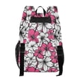 thumbnail image 3 of ALAZA Clear Backpack Elegant Flowers-r3 PVC Transparent BookBag, 3 of 7