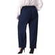 thumbnail image 3 of Conjuntos de trabajo de oficina para mujeres de talla grande Agnes Orinda, pantalones de negocios casuales rectos de cintura alta con bolsillo 2X azul marino, 3 of 6
