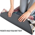 thumbnail image 3 of Pioneer Flower Floral Print Pattern Hot Yoga Mat Towel Non Slip for Hot Yoga - Quick-Drying Yoga Mat Cover with 4 Corner Pockets with Travel Bag - Hot Yoga Towel Non Slip 70"x26", 3 of 6