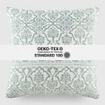 thumbnail image 5 of Noble Linens 2-Pack Seed Stitch Knit and Cotton Patterned Decor Throw Pillows - Stone, 5 of 8