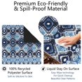 thumbnail image 4 of Traditional Boho Design Rubber Playing Surface for Mahjong 31.5 Inch Square Extra Large Mat with Non-Slip Grip and Quiet Texture for Board Games, 4 of 7