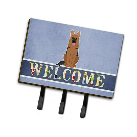 

Carolines Treasures BB5648TH68 German Shepherd Welcome Leash or Key Holder Triple multicolor