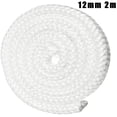 thumbnail image 1 of Luckyn 12mm Fiberglass Stove Fire Rope Furnace Door Firedoor Rope,Hightemperature Fireproof Sealing Rope,Wood Burning Stove 2m Length Log Burner Door Seal, 1 of 7