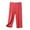 Brick Red, variant on Fashion Pants For Women Summer Cropped Pants Thin Style Home Plus Size High Waist Pajamas Comfy Loose Fit Trousers