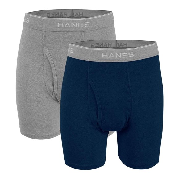 Bóxer Hanes Red Label para Niño, Multicolor Brief 2 Piezas Talla EG