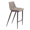 thumbnail image 1 of Banco de Bar Kessa Muebles Magnus Gris Nuez, 1 of 5