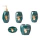 thumbnail image 2 of Juego de 5 accesorios de baño, accesorios decorativos de cerámica, botella de loción, dispensador de jabón, Kit esencial de baño para Hotel, oficina, Gloria Cosas de baño, 2 of 6