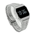thumbnail image 2 of ROLOJ LED, RELOJ Deportivo Digital Con Pantalla Tactil Conarma Aarma, Cronógrafo, Función de Luz Nocturna, Correa de Acero inoxidable, Para Uso Diario, Reloj, LED, Roloj, 2 of 7