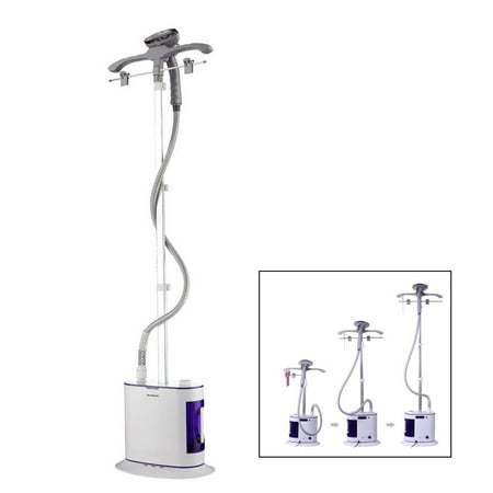 Yosoo Garment Steamer,1300W Full Size Hanging Garment and Fabric Steamer with Fabric Brush and Garment Hanger for Clothes Curtains