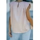 thumbnail image 2 of ABPHQTO Top de mujer con manga casquillo plisada de leopardo rosa, 2 of 5