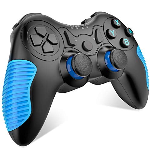 Beboncool Wireless Controller For Nintendo Switch Remote Pro Controller Gamepads Blue Anti Skid Walmart Com Walmart Com