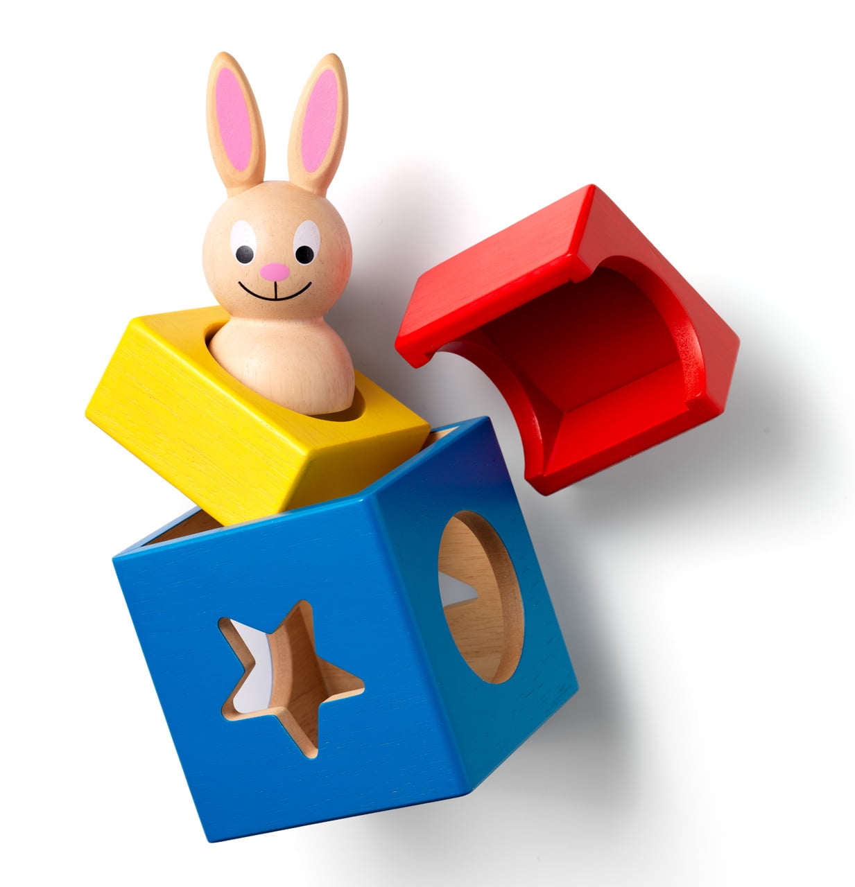 SmartGames Bunny Peek a Boo Wooden STEM Building Game for Ages 2+