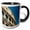 Black/White, variant on 3drose, Flavian Amphitheater, the Coliseum, Rome, Italy - Eu16 Dny0018 - David Noyes, 15oz Mug