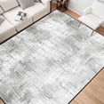 thumbnail image 5 of Modern Abstract 5x7 Area Rug, Washable Non Slip Soft Low Profile Indoor Rug, Textured Neutral Floor Rug for Living Room, Bedroom, Dining Room & Office, 5 of 13