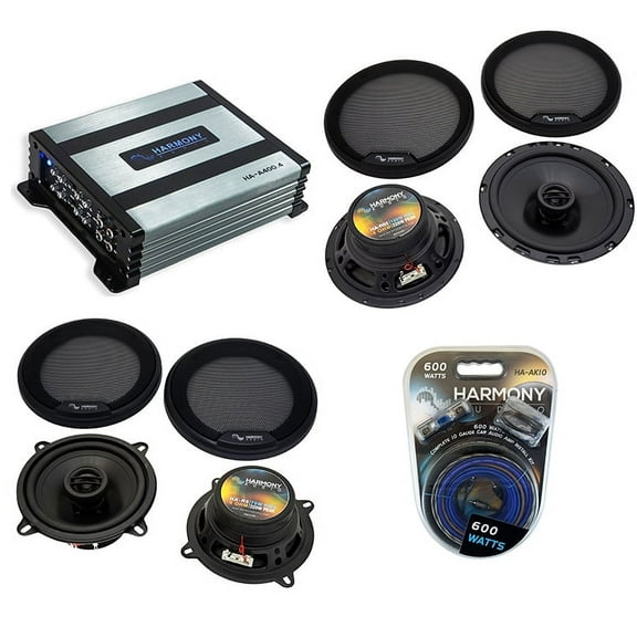 HA-65 BMW 02-05 300W Speakers, HA-R5 225W Speakers & HA-A400.4 800W Sub Amp