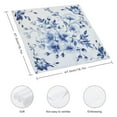 thumbnail image 3 of Qinduosi Blue Flower Cloth Napkins, Napkins Cloth Spring Color, Washable Napkins for Dinner Table , Wedding, Restaurant, 3 of 7