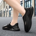 thumbnail image 4 of HEWUQI Foam Shoes Material Mules for Men Hollow out Lightweight Slip on Walking Sneakers Breathable Soft Beach Garden Shoes a-Black Size 6, 4 of 6