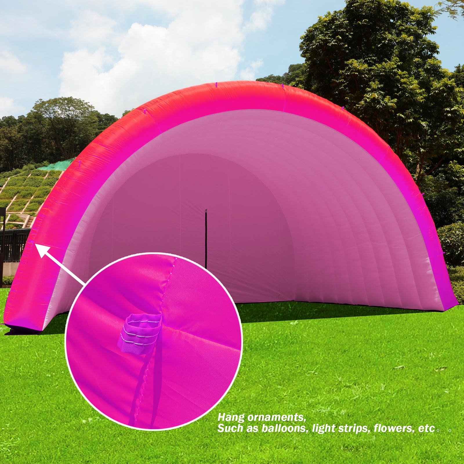 Xmaybang Inflatable Arch Tent with Blower, Oxford Cloth