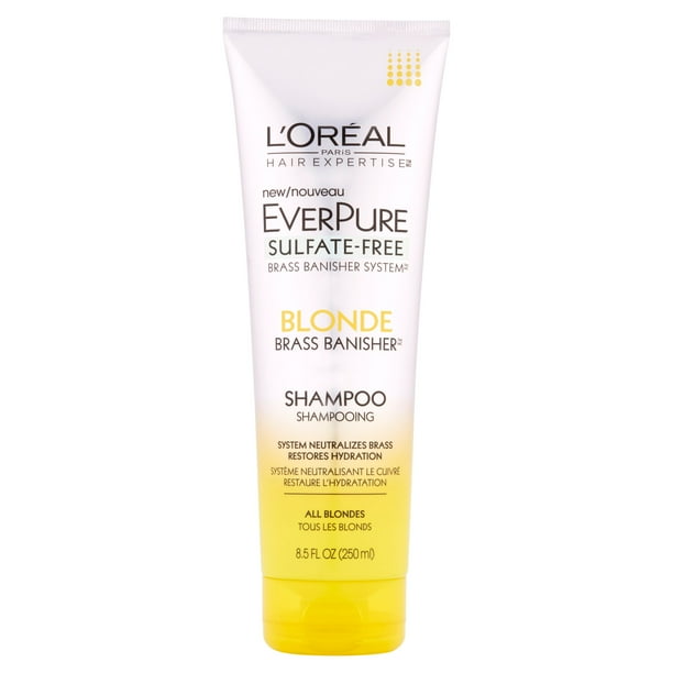 L Oreal Paris Hair Expertise Everpure Blonde Shampoo 8 5 Fl Oz Walmart Com Walmart Com
