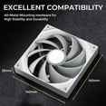thumbnail image 6 of TRYX F-R140P-NN1M-G0W Rota Pro 140 Performance 140 mm Case Fan - White, 6 of 6