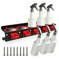 thumbnail image 3 of 2Pcs Spray Bottle Storage Racks, Spray Bottle Wall Mount Organizers with 5 Holes & 5 Hooks, Auto Cleaning Detailing Tools Hangers, Squeeze Bottle Holders for Car Beauty Shop Accessories, 3 of 9